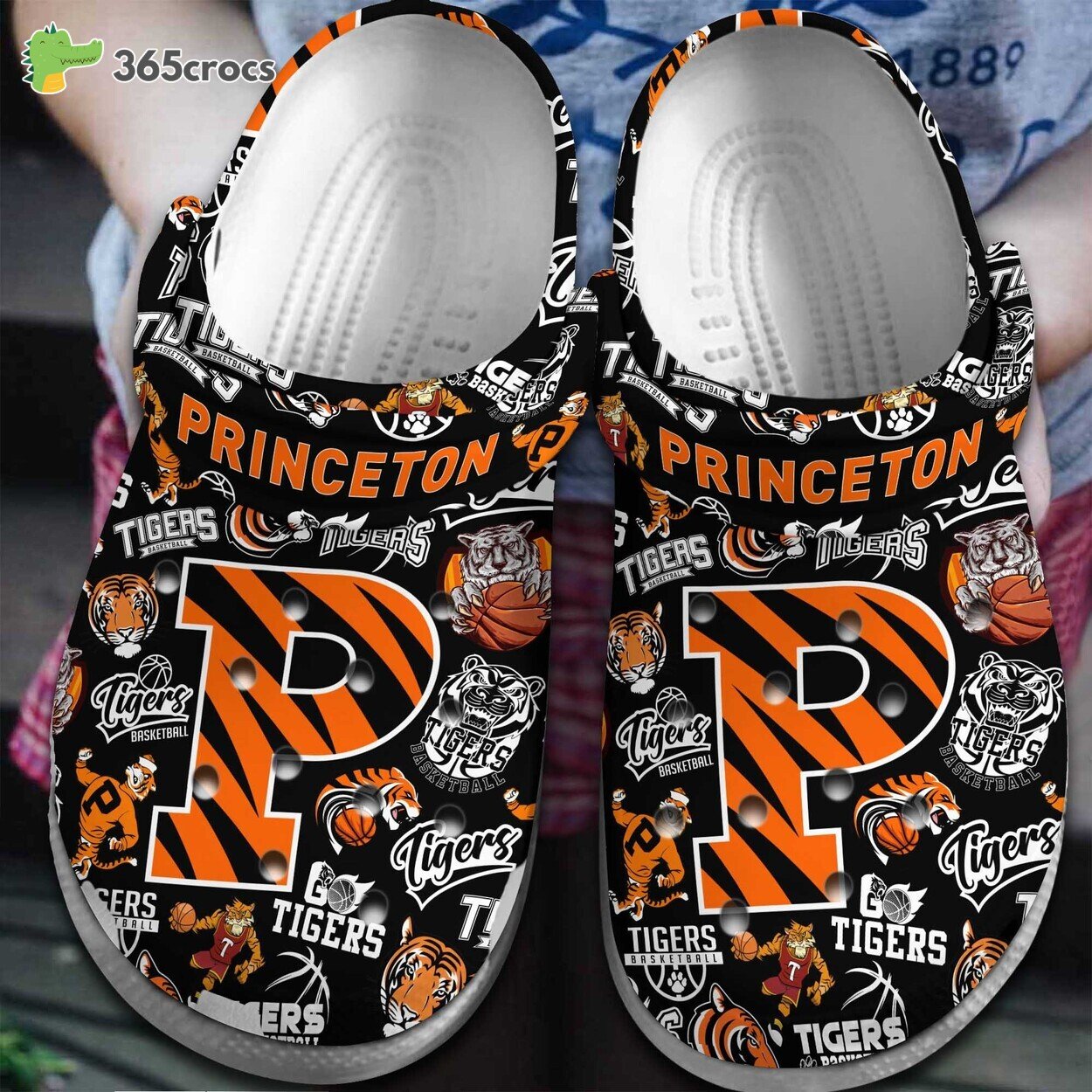 Prince Inspired NCAA Tigers Music Sports Comfort Clog Shoes Design