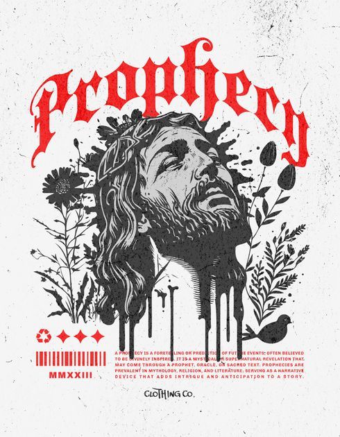 Prophecy T-Shirt Design Template — Customize it in Kittl