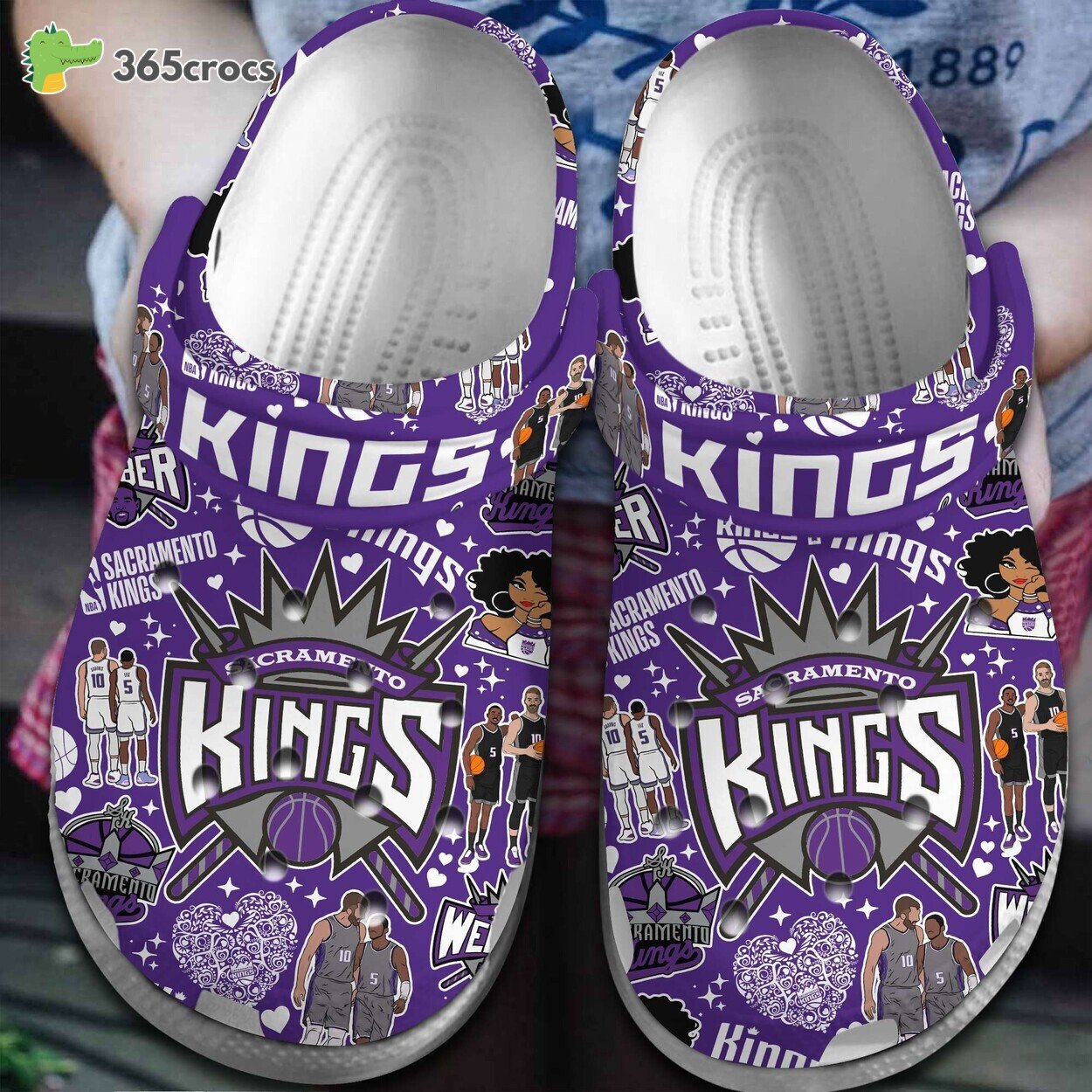 Sacramento Kings NBA Basketball Unique Comfortable Clog Shoe Sport Design