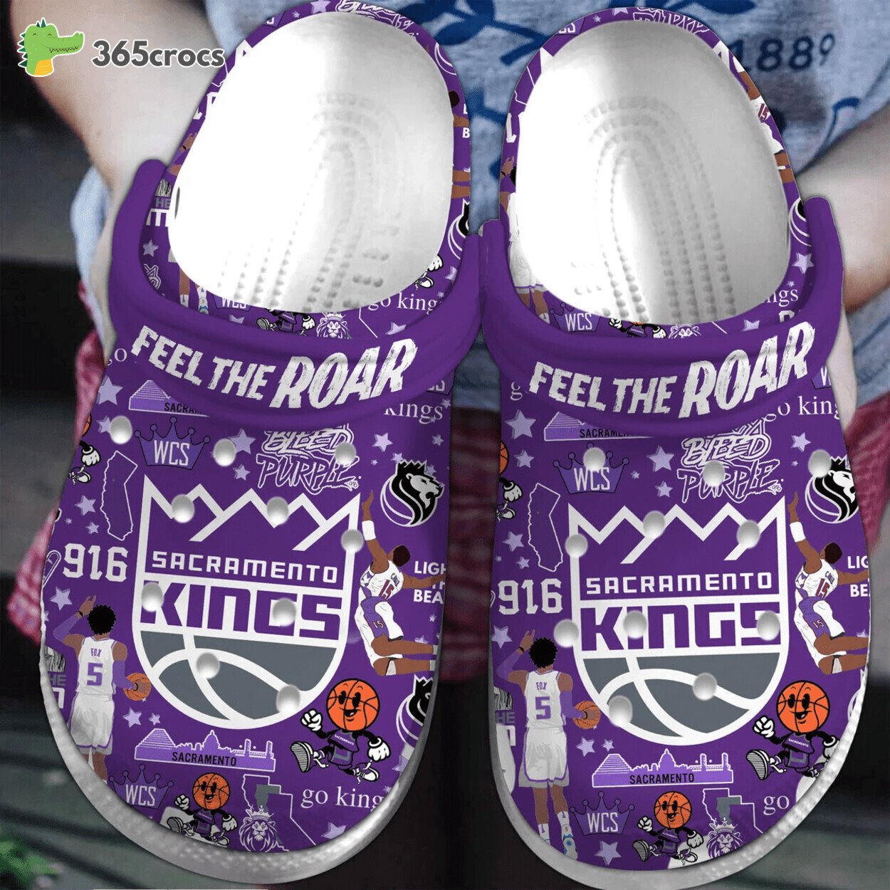 Sacramento Kings NBA Lovers Clogs Shoes Crocss Hoops Comfort Experience
