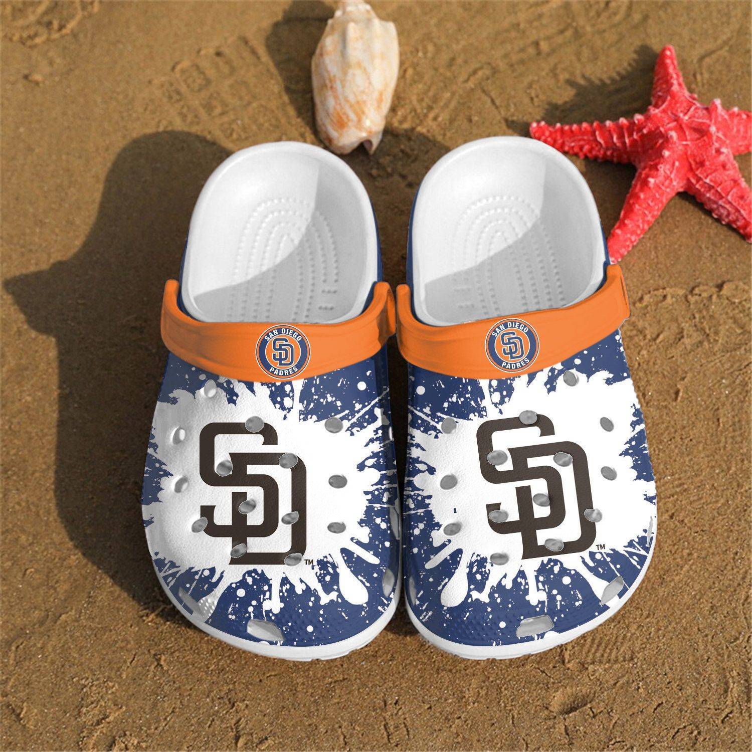 San Diego Padres Crocss Crocband Clog Shoes For Men Women