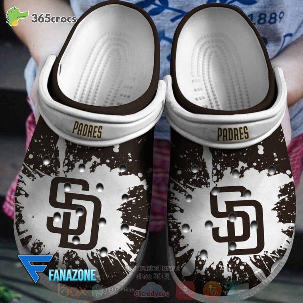 San Diego Padres MLB Sport Edition Comfortable Unique Clog Shoe Design