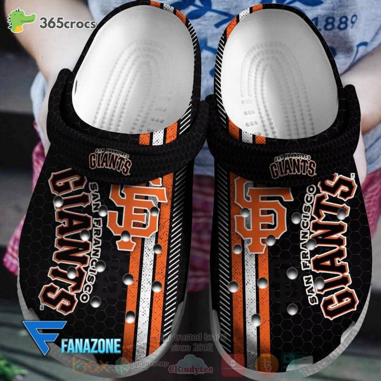 San Francisco Giants MLB Sport Crocss Clogs Shoes Comfortable