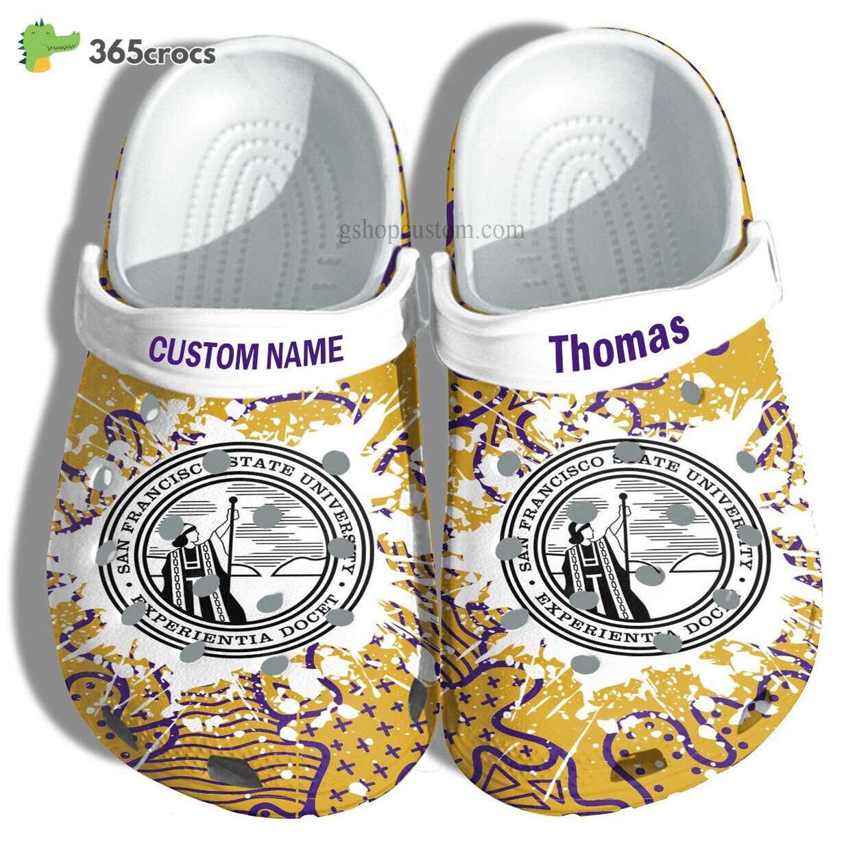 San Francisco State University Graduation Gifts Croc Shoes Customize Admission Gift Shoes