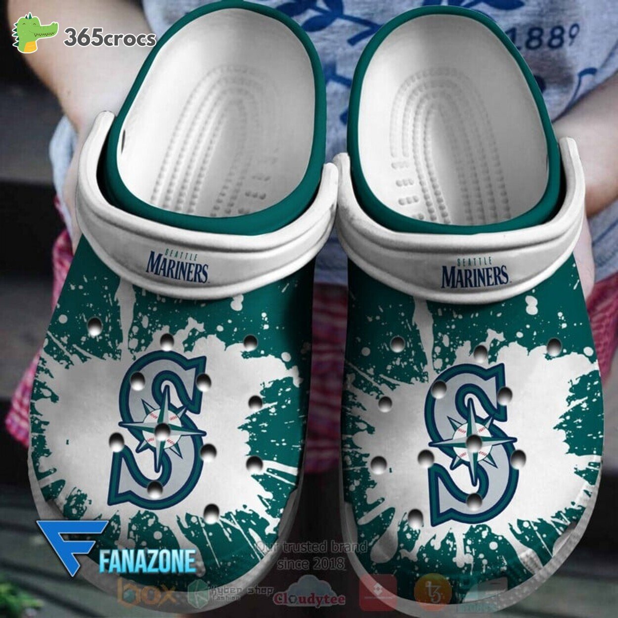 Seattle Mariners MLB Sport Comfortable Clog Shoe Unique Inspired Collection