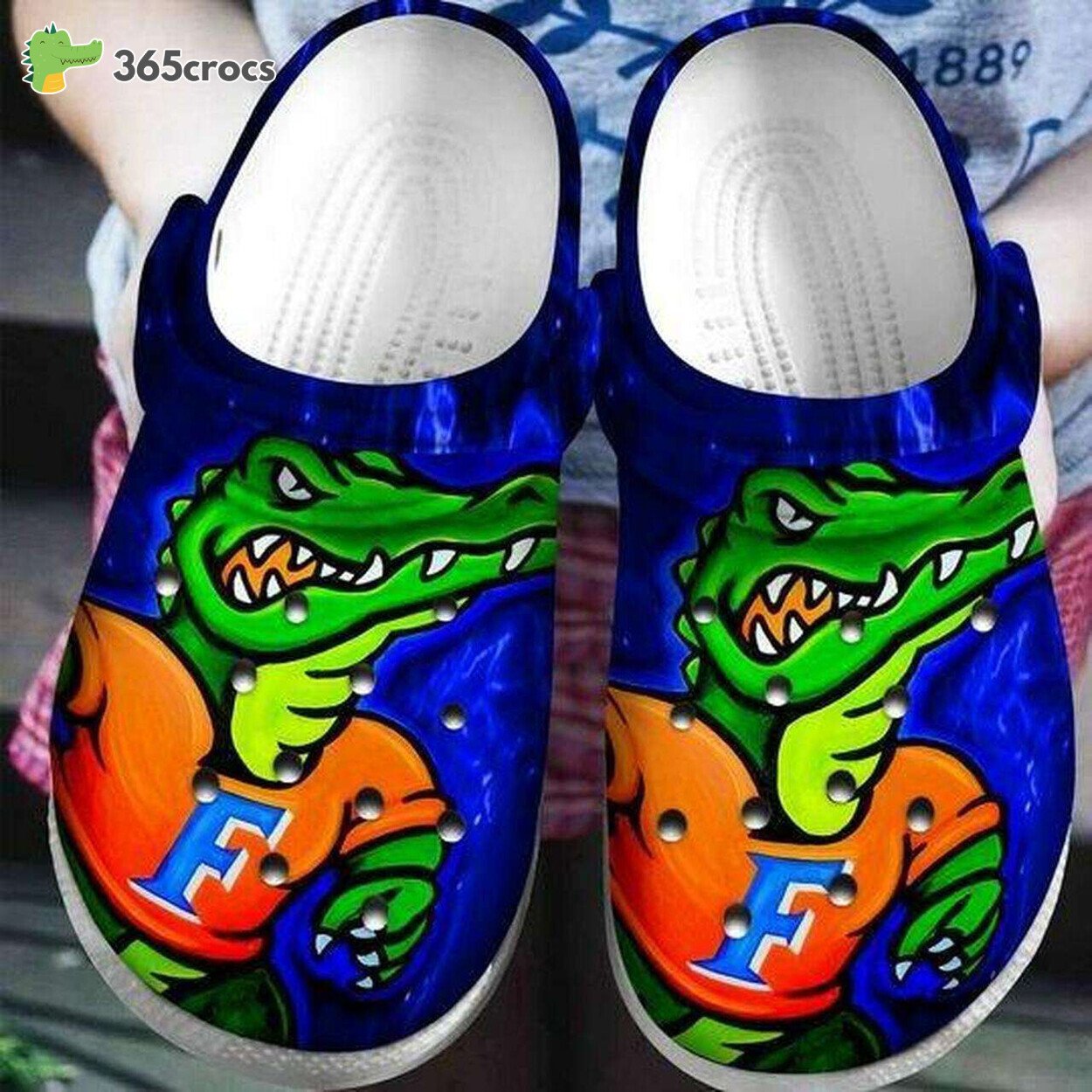 Show Team Loyalty Florida Gators NCAA Football Classic Comfort Clog Design