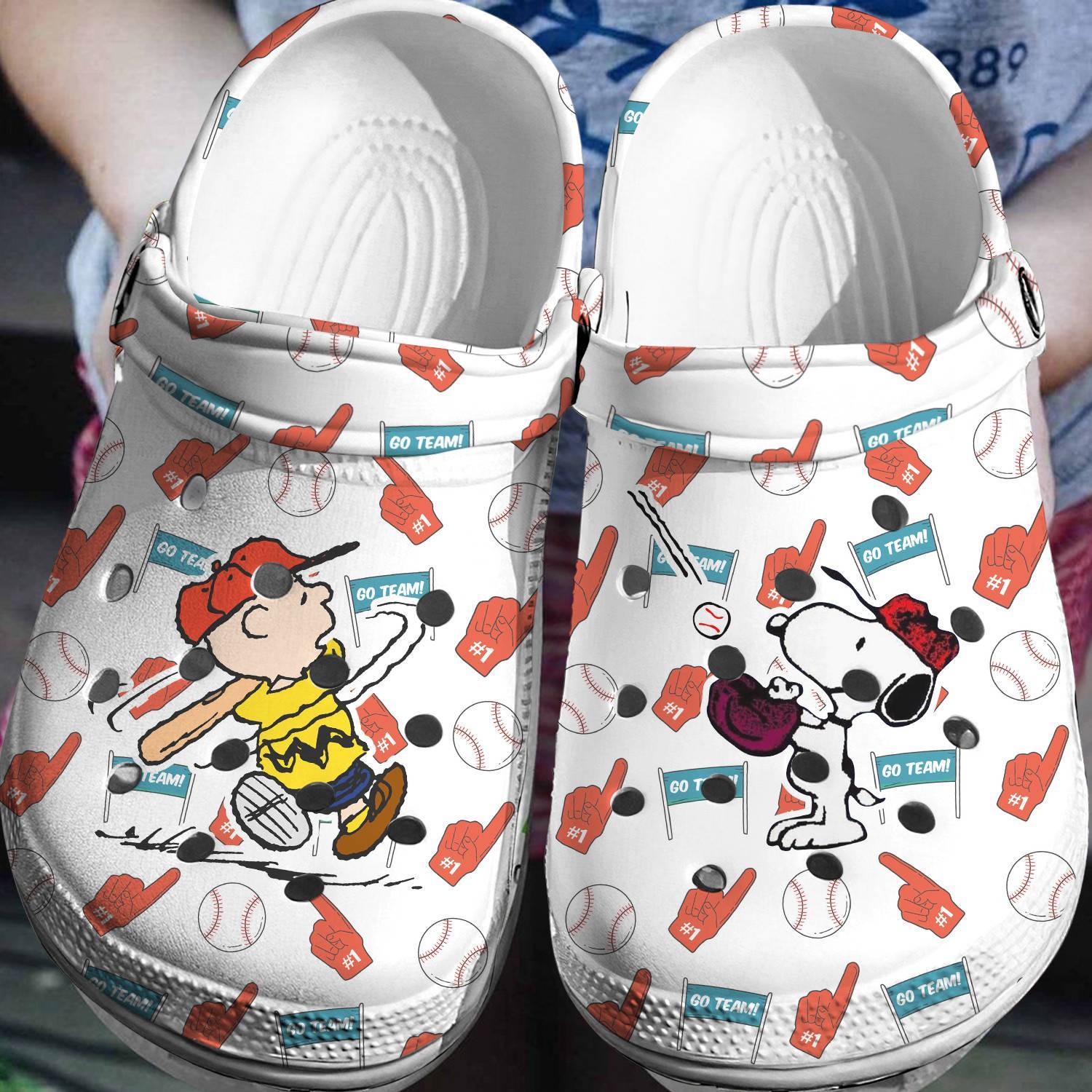 Snoopy Baseball Crocss 3D Clog Shoes