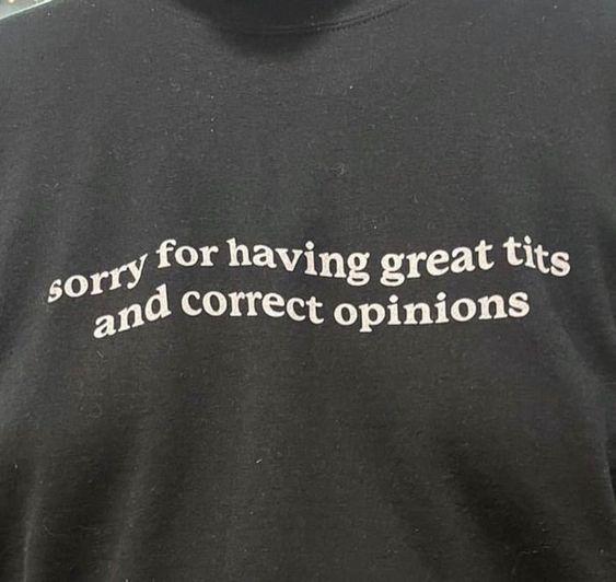 Sorry for having great tis and correct opinions T-Shirt Y2K Cursed T-Shirt Twitter Meme Paris Hilton Shirts that go hard GenZ Meme meme Tee