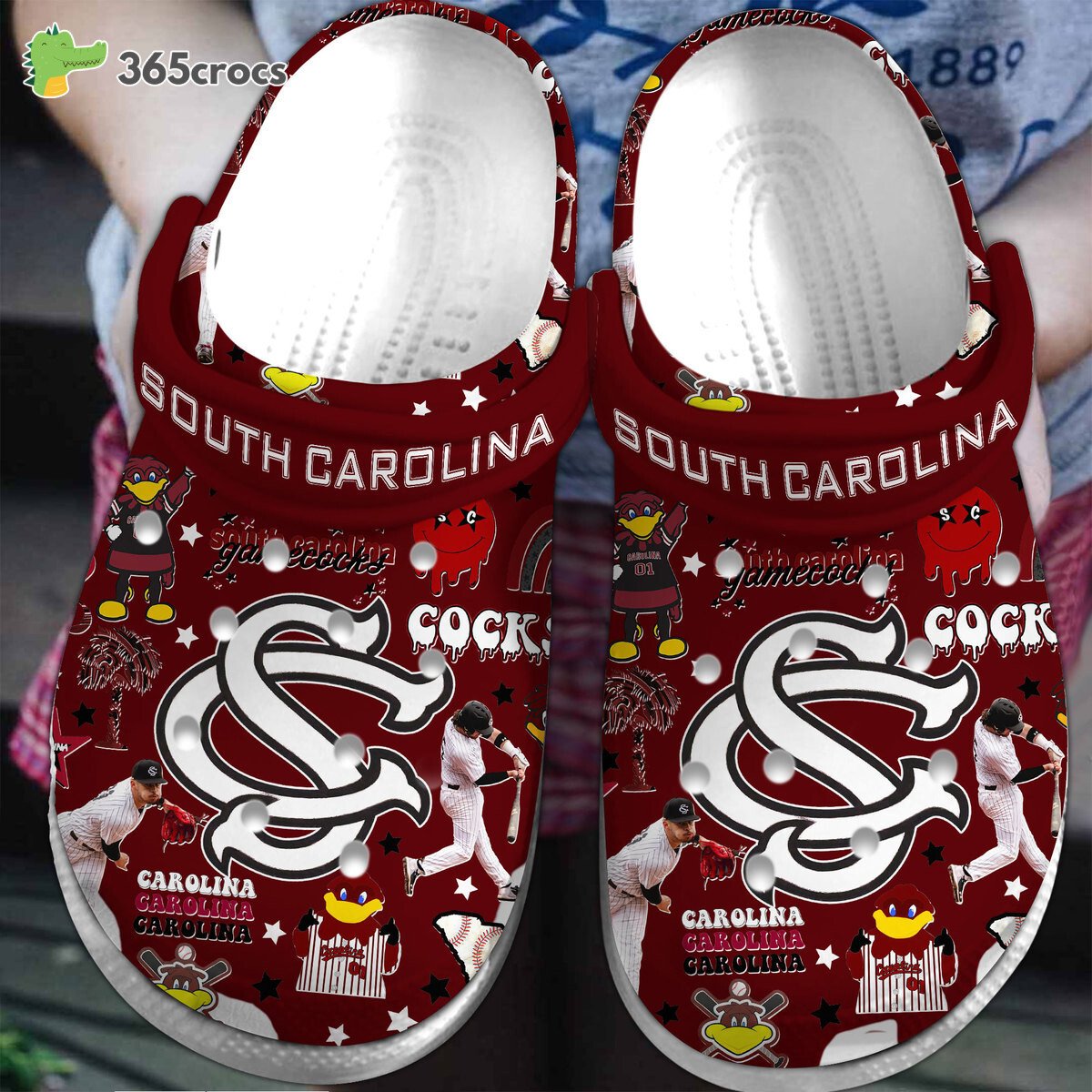 South Carolina Gamecocks NCAA Sport Crocss Clogs Shoes Comfortable