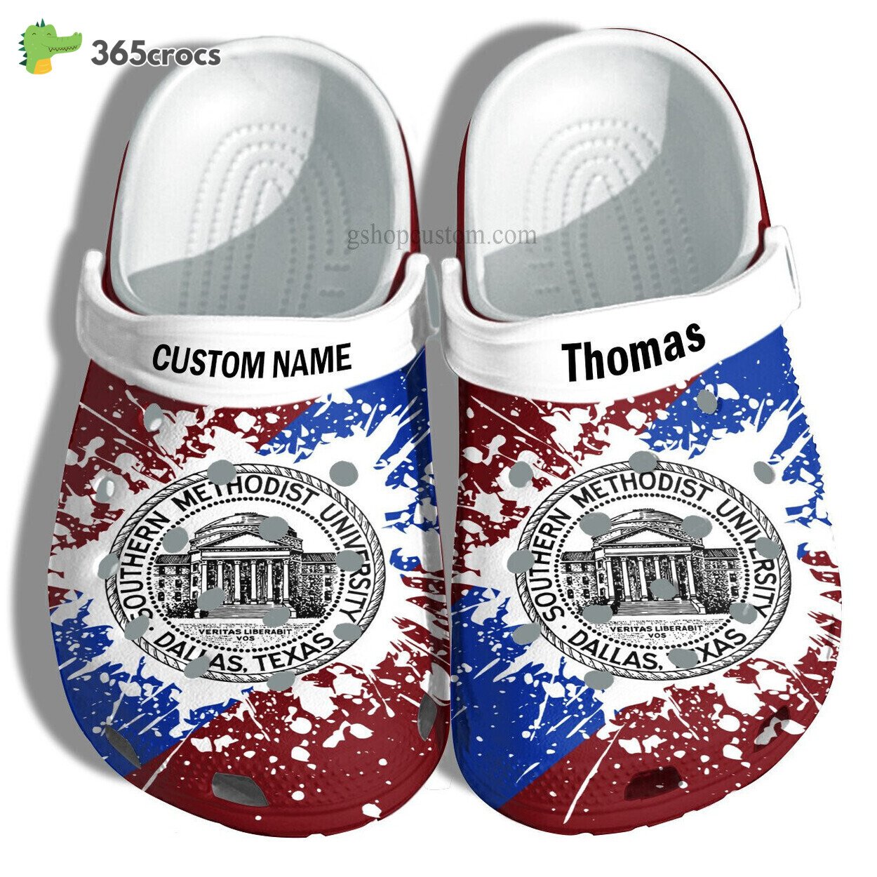 Southern Methodist University Graduation Gifts Croc Shoes Customize Admission Gift Shoes