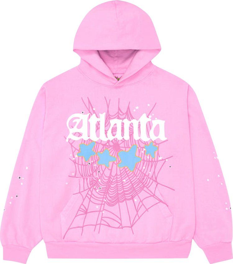 Sp5der Atlanta Hoodie ‘Pink’