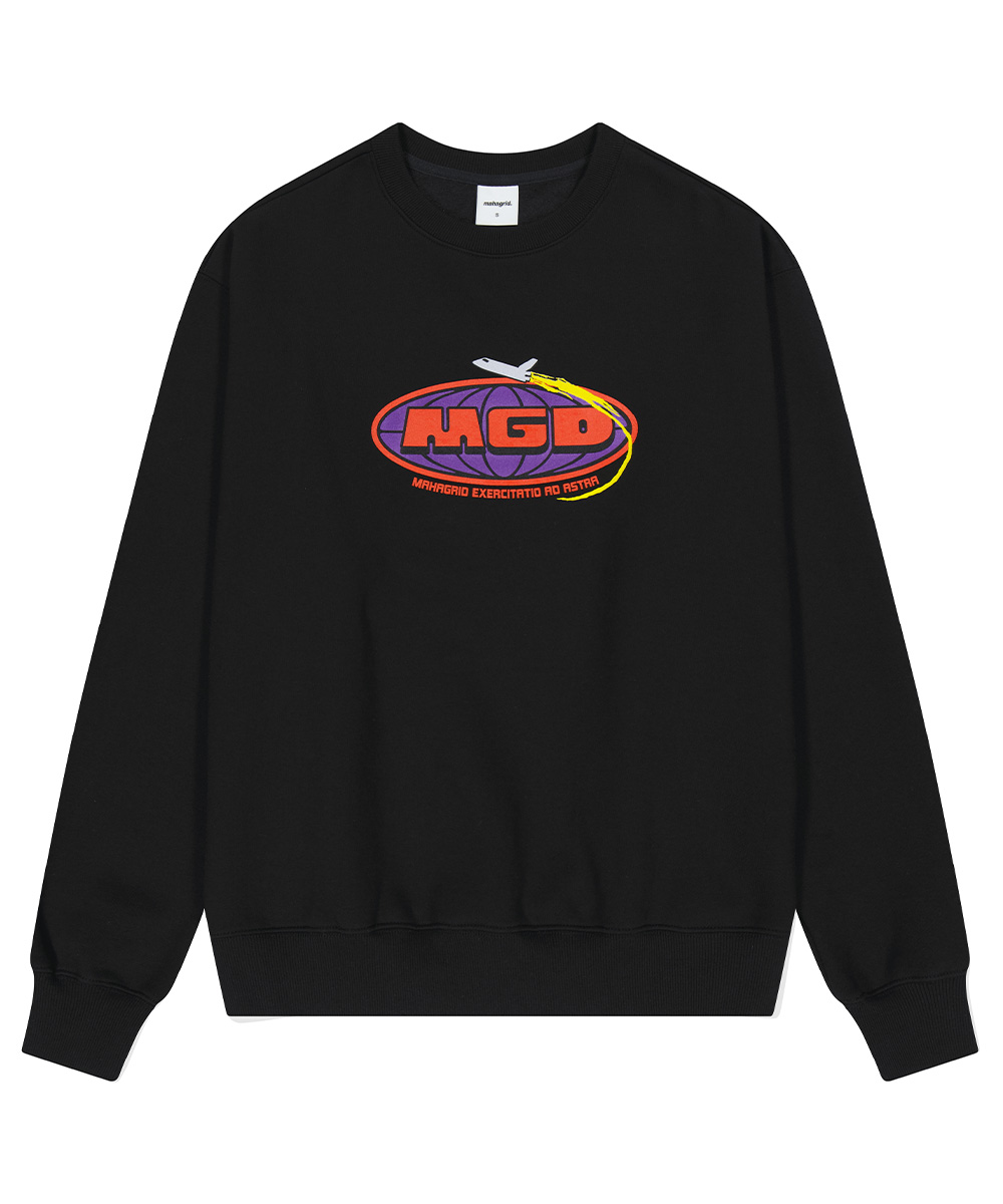 Space Rocket Sweatshirt – Black