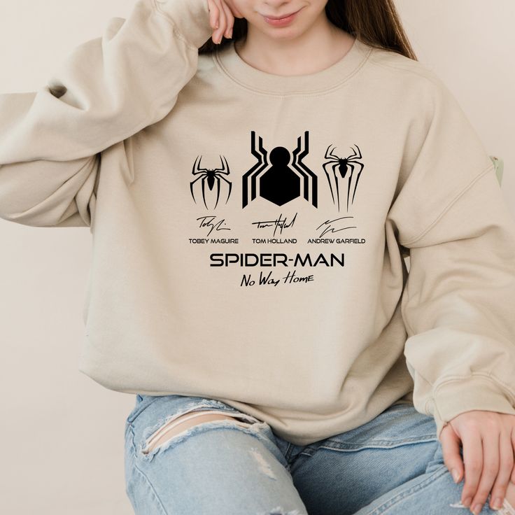 Spiderman No Way Home Sweatshirt, Peter Parker Jumper, Tom Holland Sweatshirt, Spider-Man Sweatshirt, Marvel Fan Sweatshirt