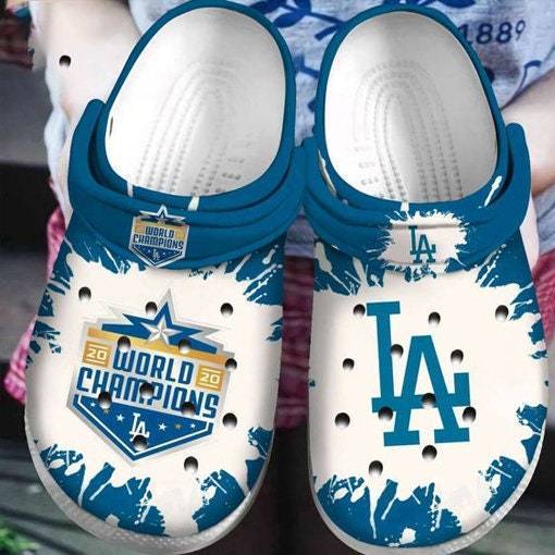 Sport Croc Shoes, Crocss Shoes Baseball Los Angeles Dodgers, Gift Birthday
