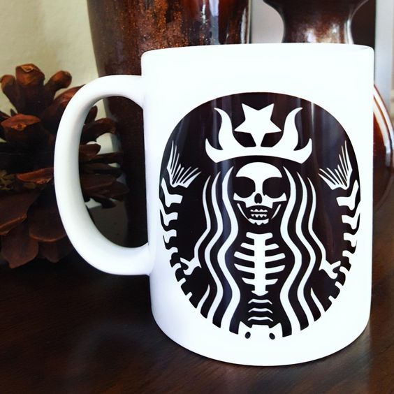 Starbucks Skeleton Mug