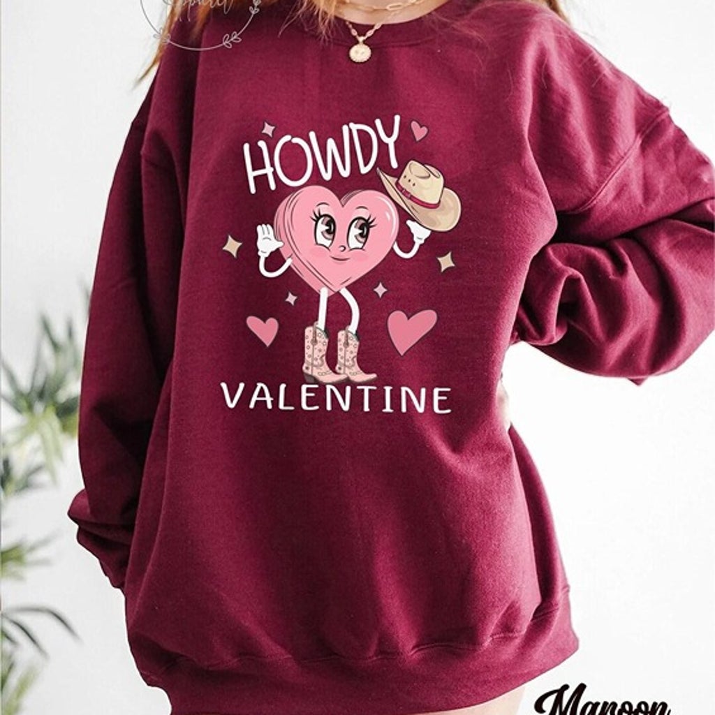 Stylish Western Valentine Sweatshirts – Express Your Love with Sweatshirt