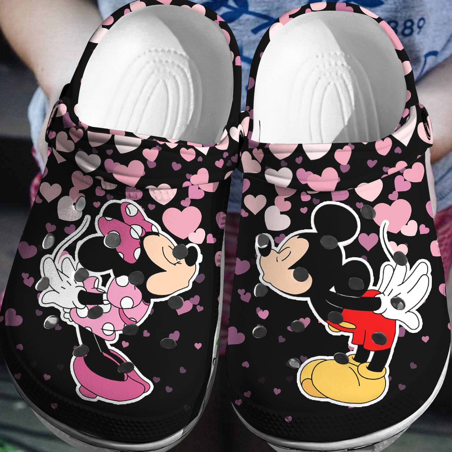 Stylishly Disney: Mickey Minnie Crocss 3D Clog Shoes – Perfect for Disney Enthusiasts