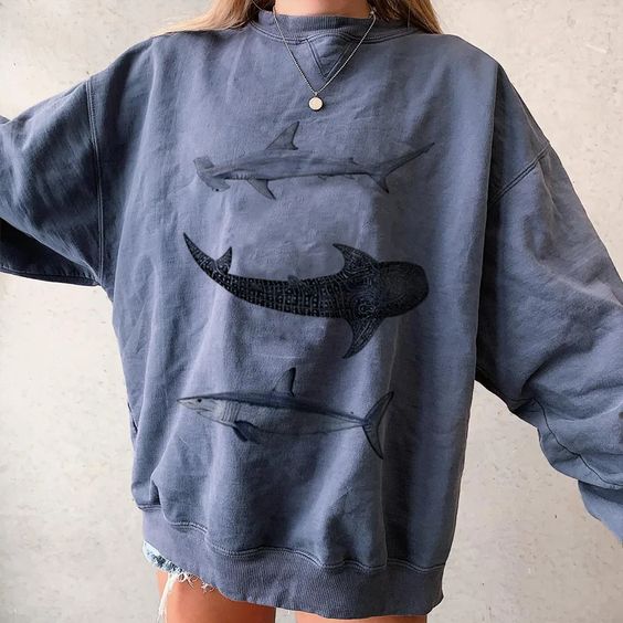 Summer Retro Surf Casual Sweatshirt