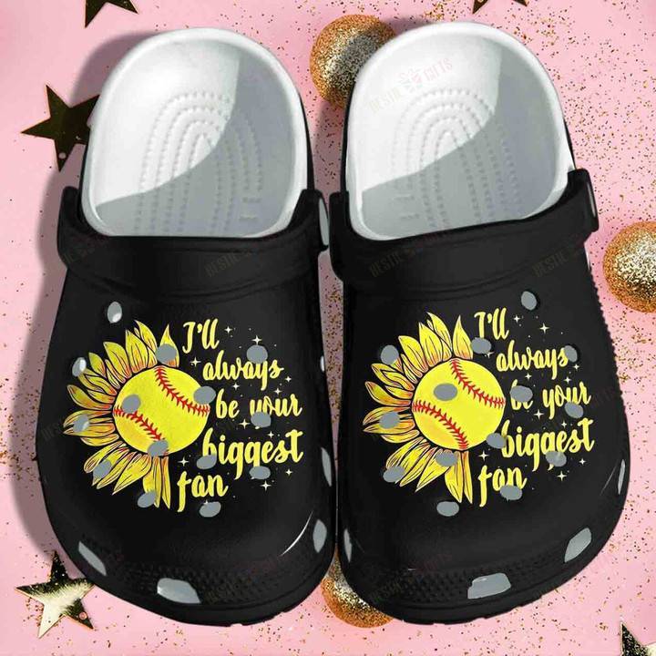 Sunflower Baseball Ball Mom Love Son Crocss Classic Clogs Shoes