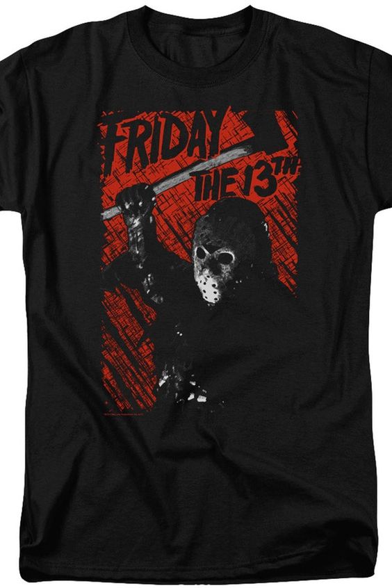 Swinging Ax Friday the 13th T-Shirt