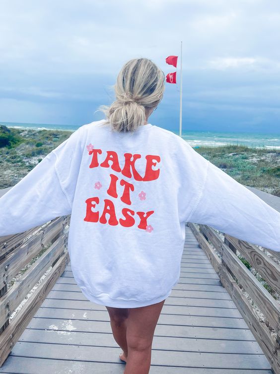 Take it easy crewneck