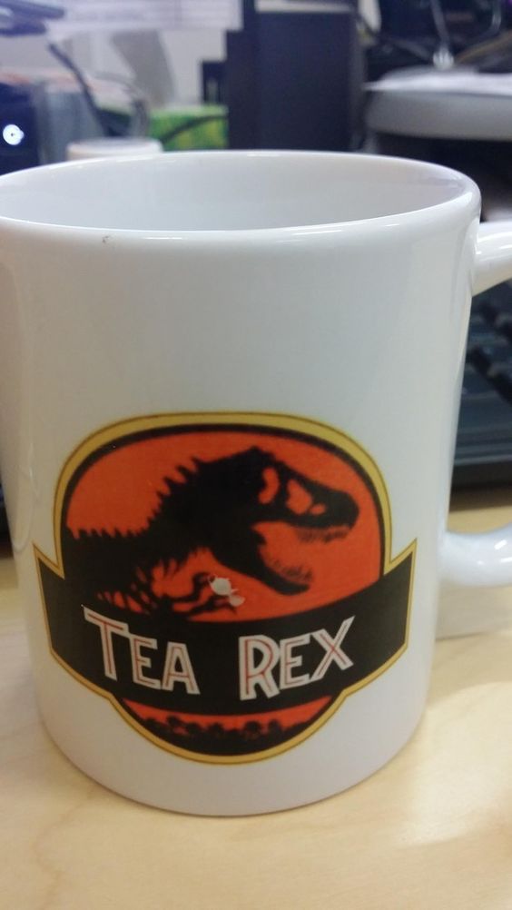 Tea Rex Tea Finds A Way Funny Mug