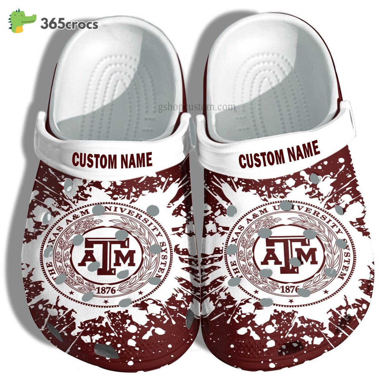 Texas Am University Graduation Gifts Croc Shoes Customize Admission Gift Shoes