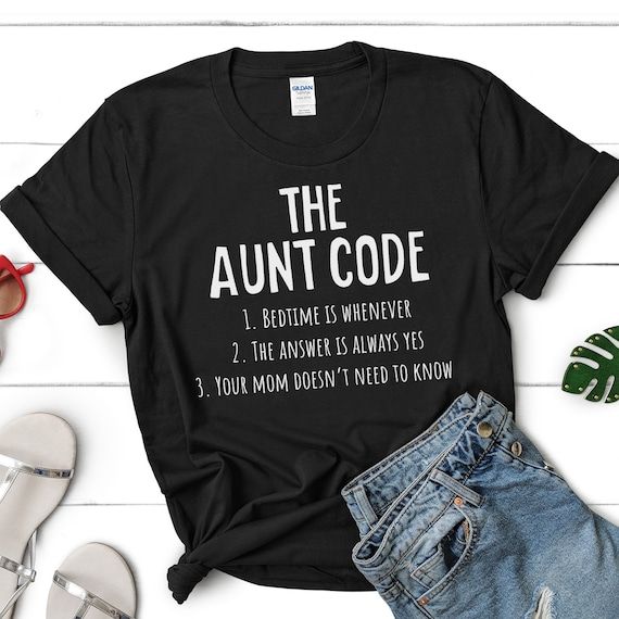 The Aunt Code, New Aunt Gift, Auntie Shirt, Gift for Aunt, Aunt Gift, Aunt Shirt, Auntie Shirts, Aunt T Shirt, Aunt Birthday Shirt, Funtie