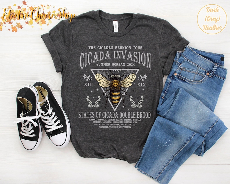 The Cicadas Reunion Tour Shirt, Cicada Concert Tour 2024 Shirt, Year of the Cicadas Shirt, Funny Cicada Tee, Summer Tee, Bug Lover Gift