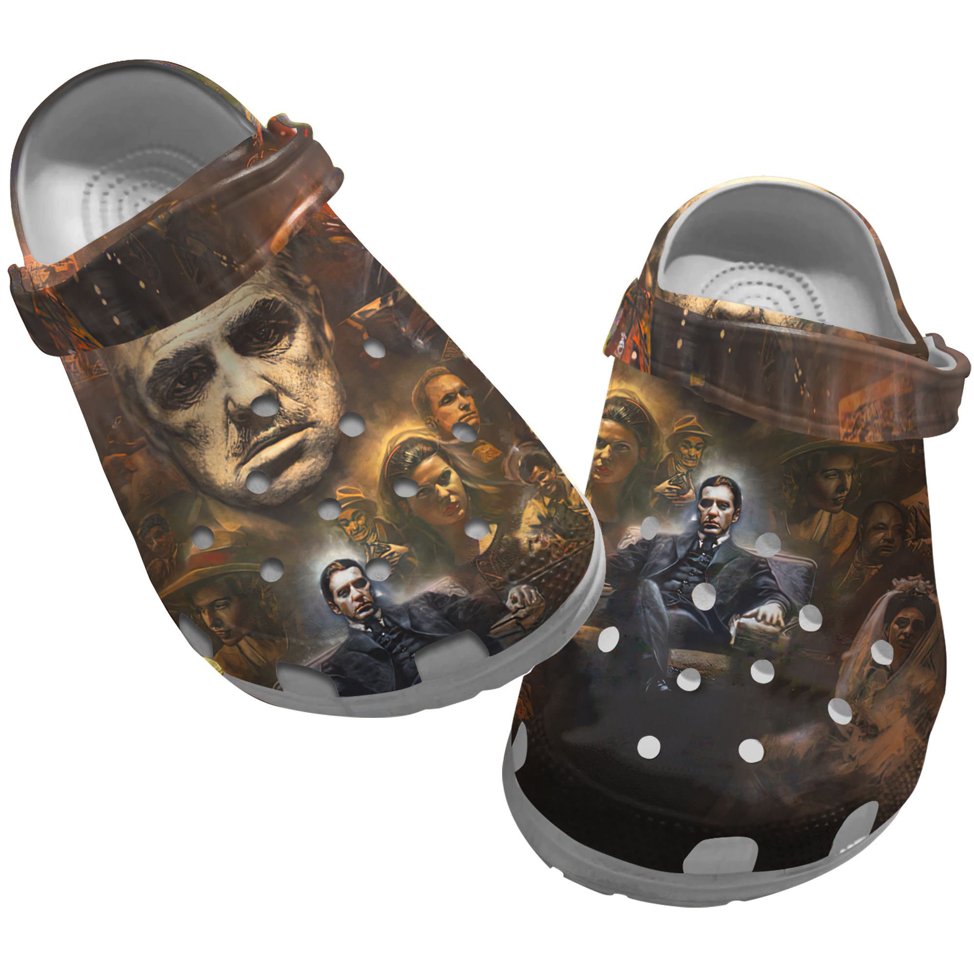 The Godfather Clogs, Movie Sandals, Movie Clogs, The Godfather, The Godfather Clog Shoes Unisex