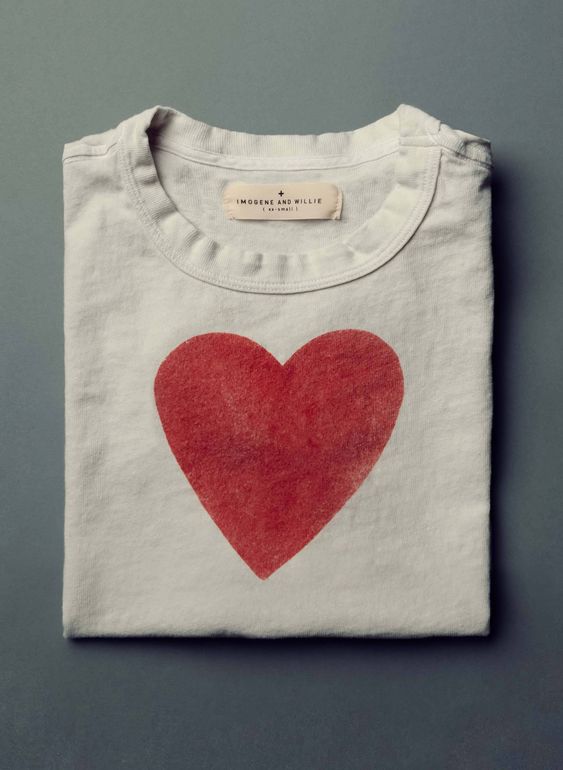 The “heart” tee