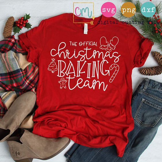 The Official Christmas Baking Team T-Shirt