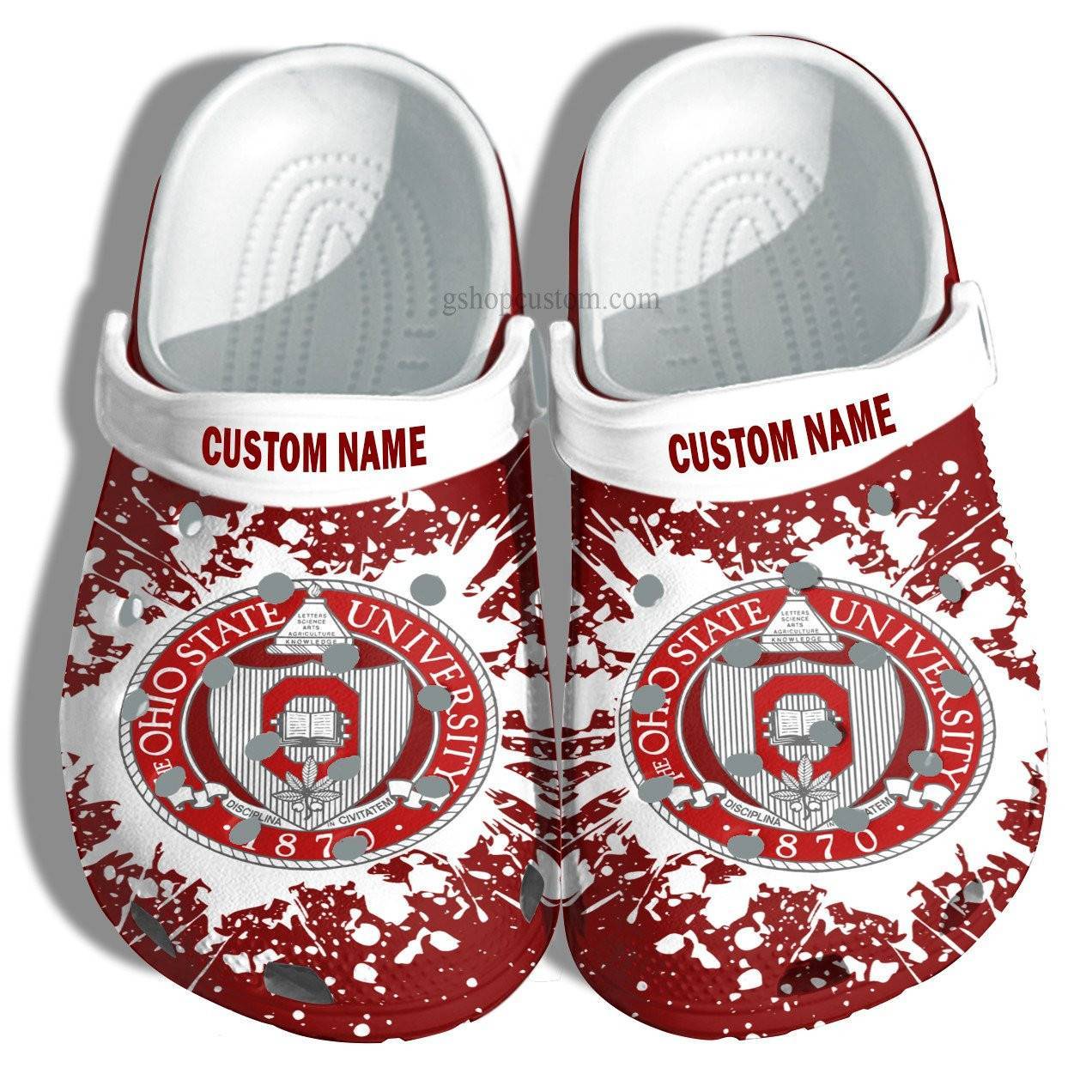 The Ohio State University Graduation Gifts Croc Shoes Customize – Admission Gift Crocss Shoes