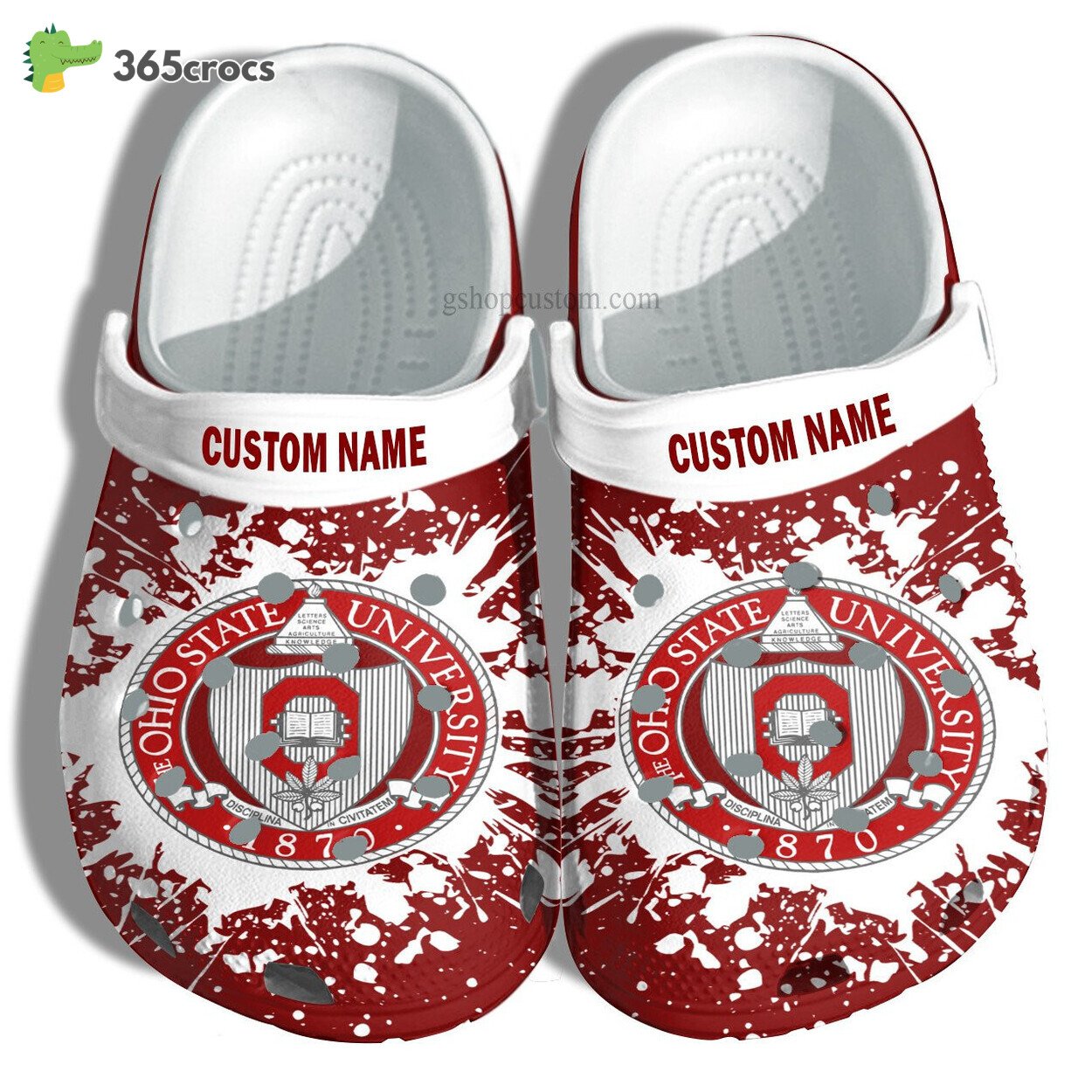The Ohio State University Graduation Gifts Croc Shoes Customize Admission Gift Shoes