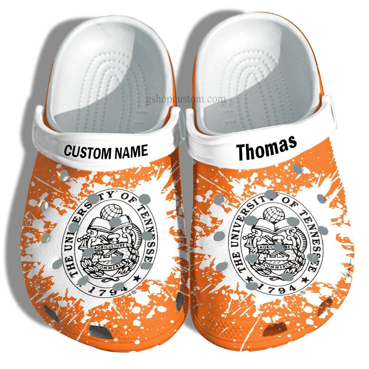 The University Of Tennessee Graduation Gifts Croc Shoes Customize – Admission Gift Crocss Shoes