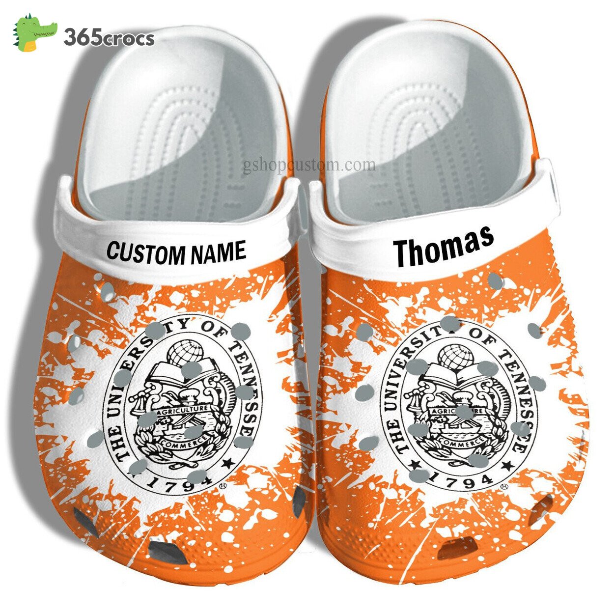 The University Of Tennessee Graduation Gifts Croc Shoes Customize Admission Gift Shoes