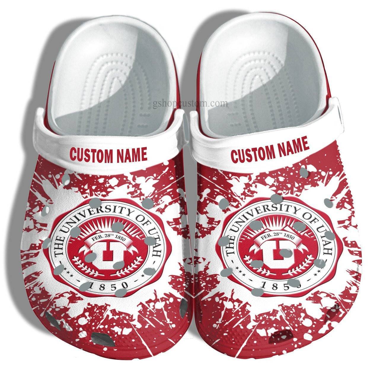 The University Of Utah Graduation Gifts Croc Shoes Customize – Admission Gift Crocss Shoes