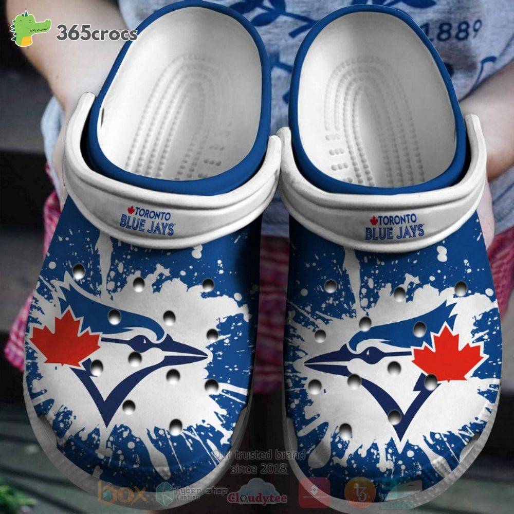 Toronto Blue Jays Blue-White Mlb Crocss Clog Shoes