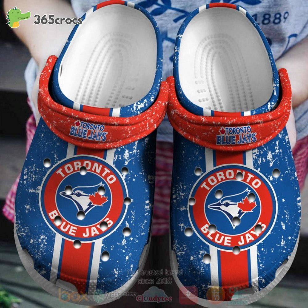 Toronto Blue Jays Red-Blues Mlb Crocss Clog Shoes