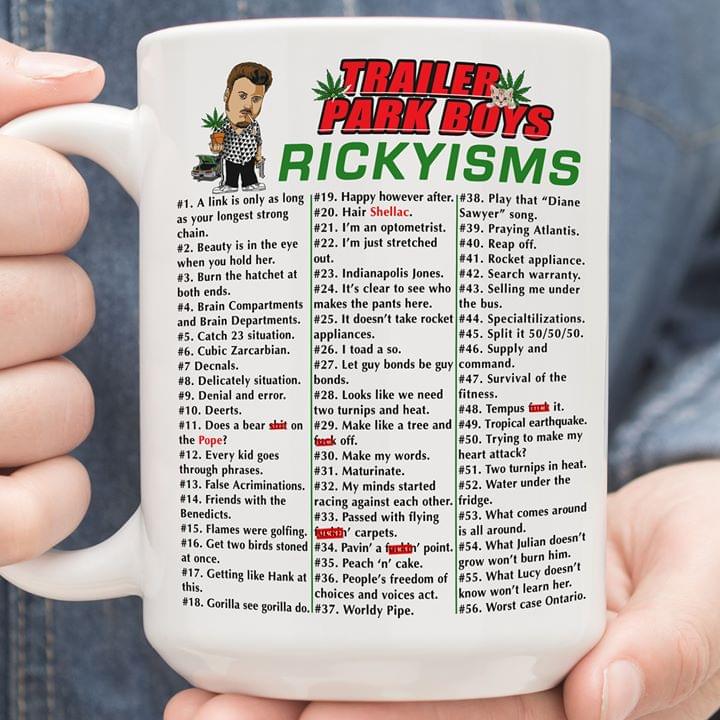 Trailer Park Boys Rickyisms Mug