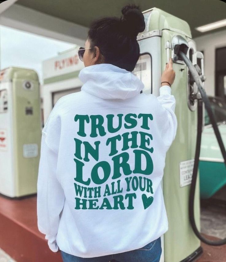 Trust in the Lord Sweatshirt Christian Streetwear Aesthetic Christian Apparel For Men Christian Merch Jesus Apparel Christian Gift For Women