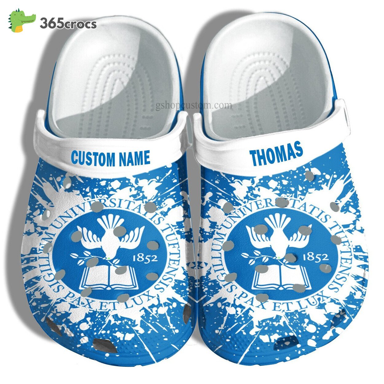 Tufts University Graduation Gifts Croc Shoes Customize Admission Gift Shoes