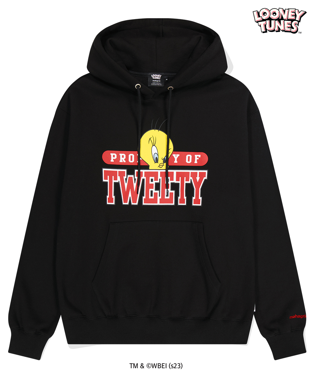 Tweety Colleage Hoodie – Black