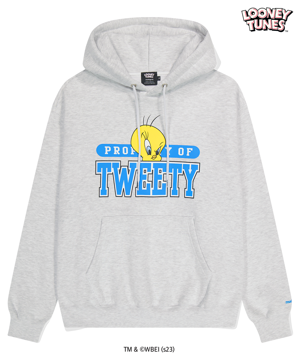 Tweety Colleage Hoodie – Light Grye