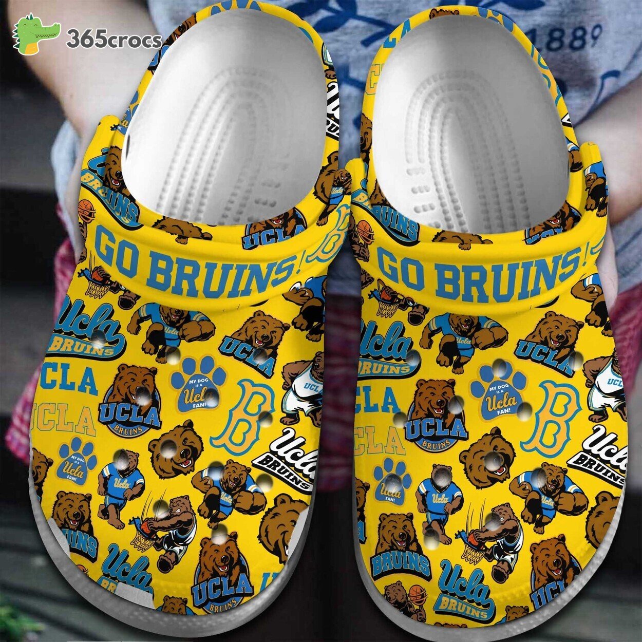 Ucla Bruins NCAA Sport Comfortable Clogs Shoes Unique Footwear Edition