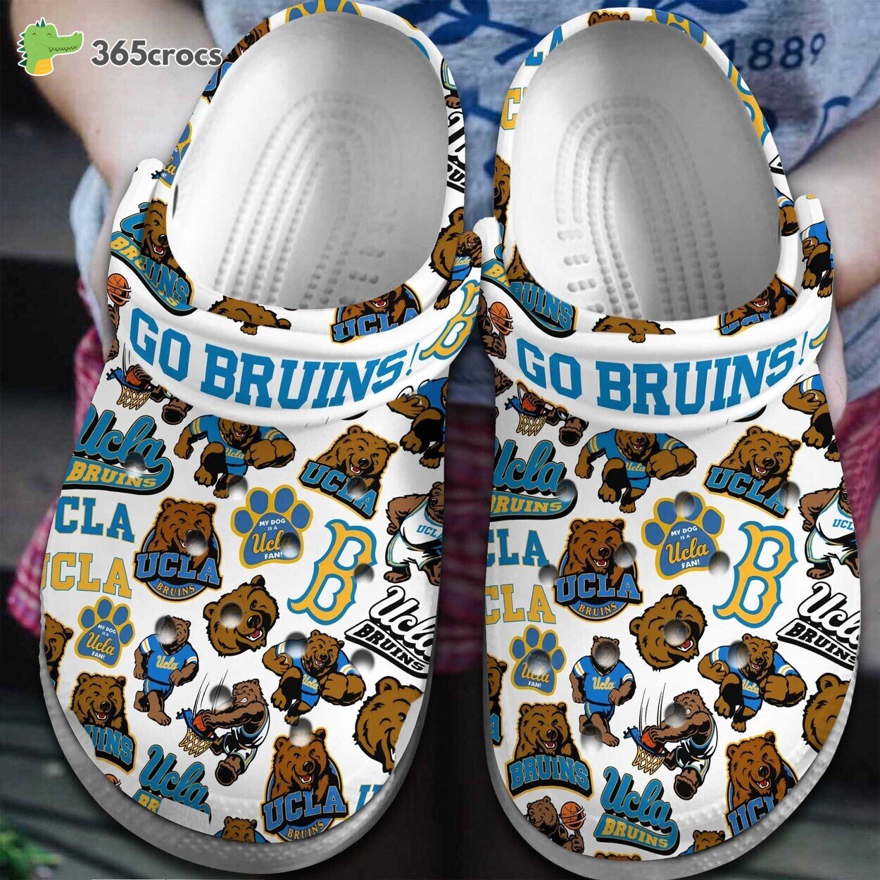 UCLA Bruins NCAA Sports Theme Comfort Clogs Collegiate Pride