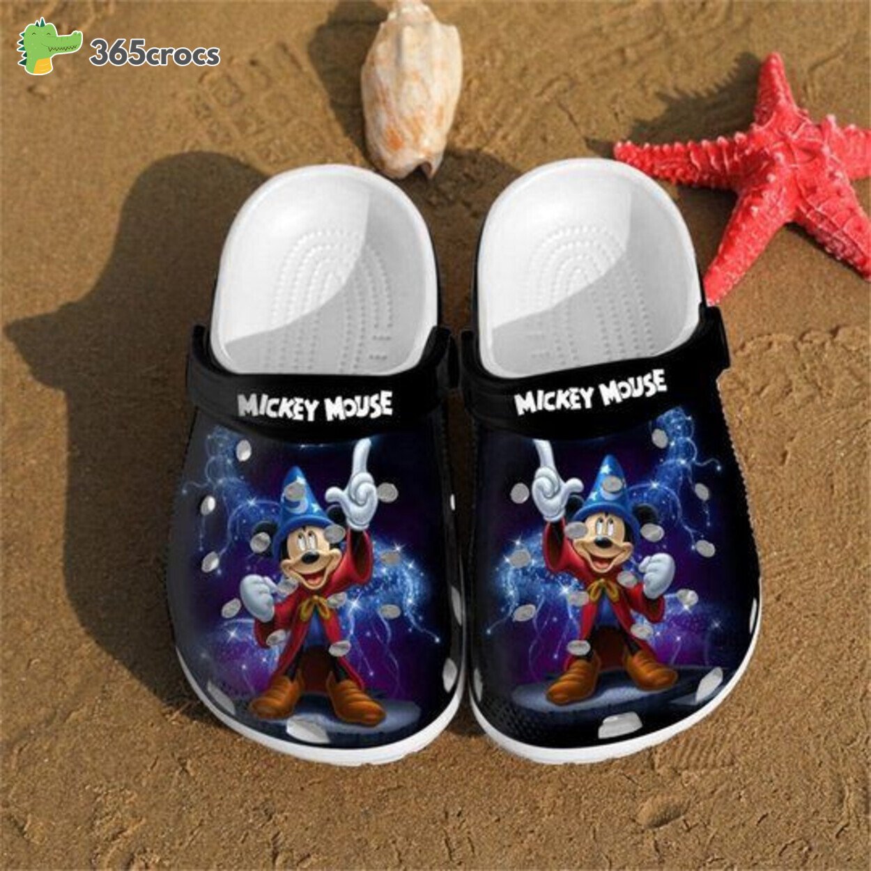 Unique Mickey Design Custom Kids Comfort Clogs Personalized Name