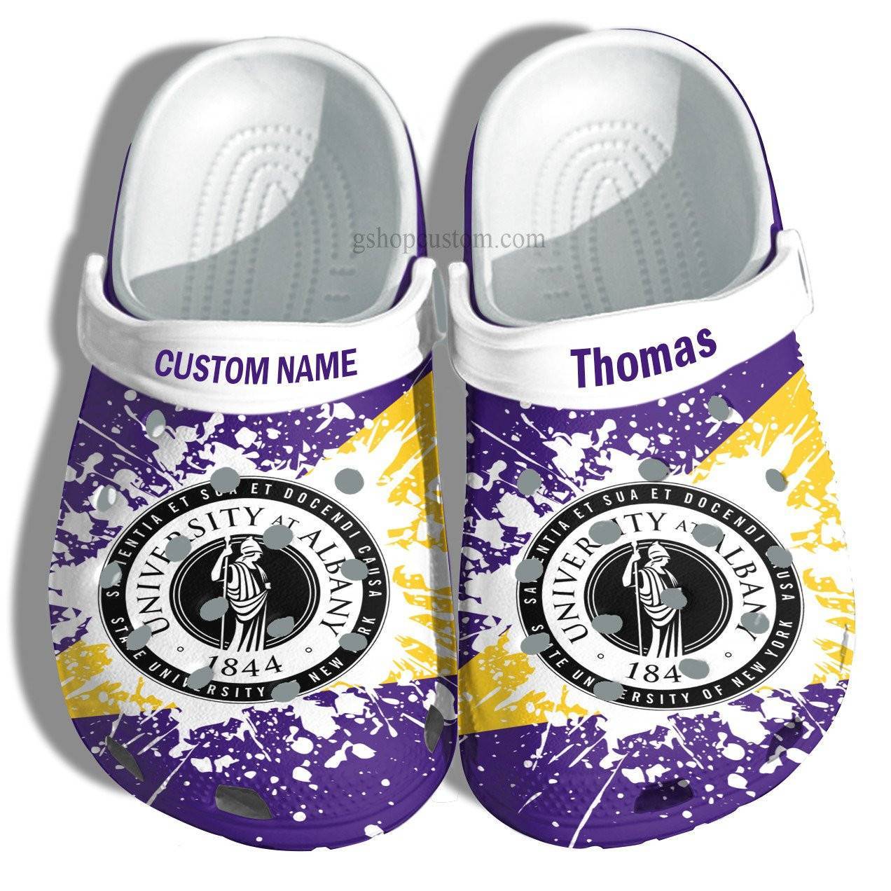 University At Albany Graduation Gifts Croc Shoes Customize – Admission Gift Crocss Shoes