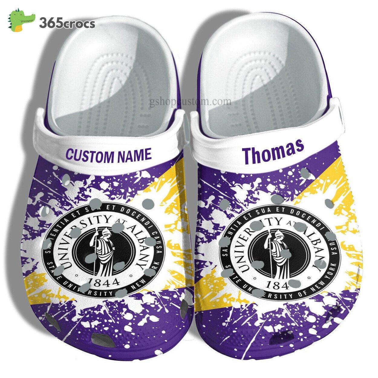 University At Albany Graduation Gifts Croc Shoes Customize Admission Gift Shoes