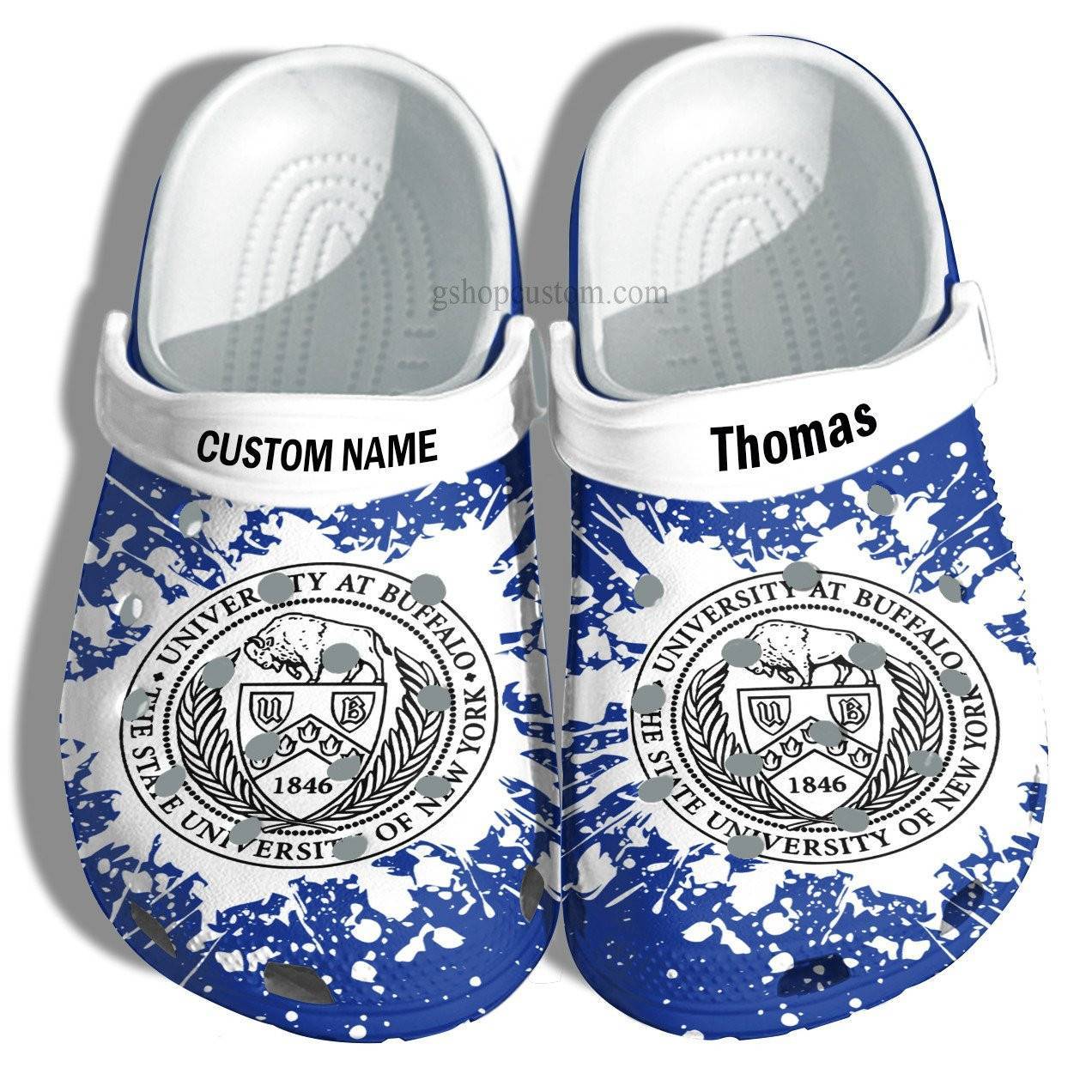 University At Buffalo New York Graduation Gifts Croc Shoes Customize – Admission Gift Crocss Shoes